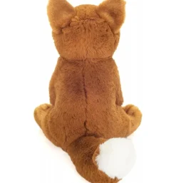 Peluche renard assis - 20 cm