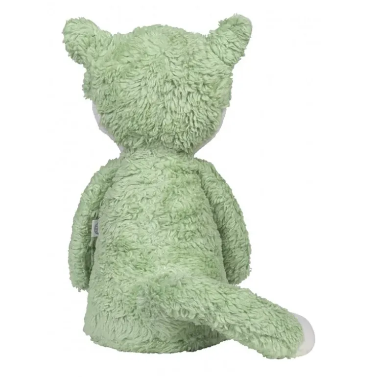Peluche renard Mikkel vert