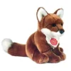 Peluche renard roux assis - 20 cm