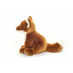 Peluche renard roux assis - 20 cm
