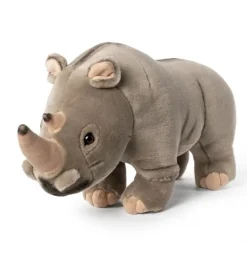 Peluche rhinocéros blanc - 36 cm
