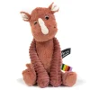 Peluche rhinocéros Grobisou terracota