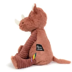 Peluche rhinocéros Grobisou terracota