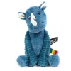 Peluche rhinocéros Grosbisou bleu