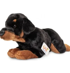 Peluche Rottweiler couché - 39 cm