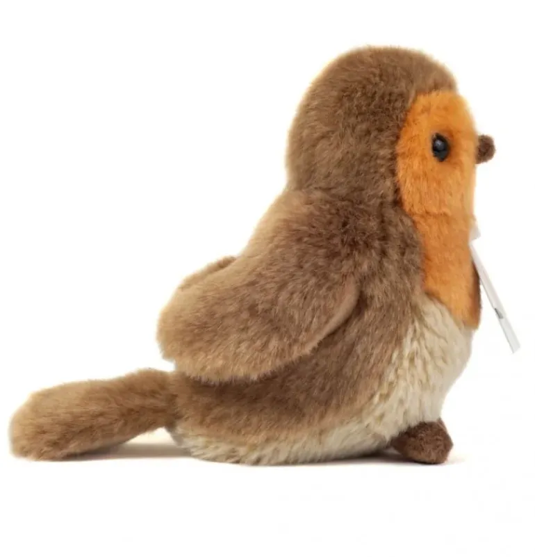Peluche rouge-gorge - 15 cm