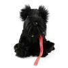 Peluche Schnauzer avec laisse - 30 cm