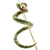 Peluche serpent vert - 90 cm