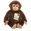 Peluche singe assis - 35 cm