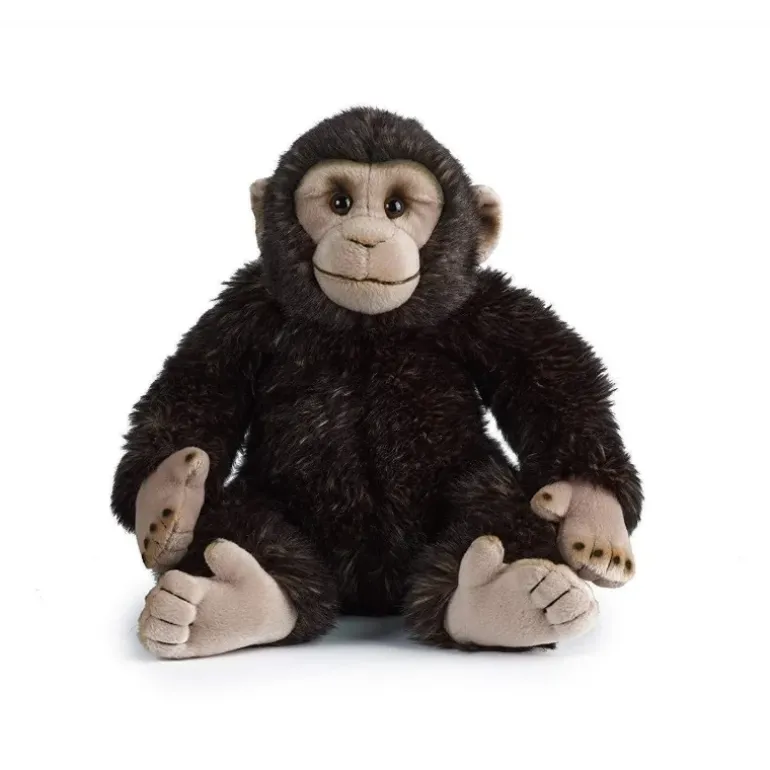 Peluche singe chimpanzé - 30 cm