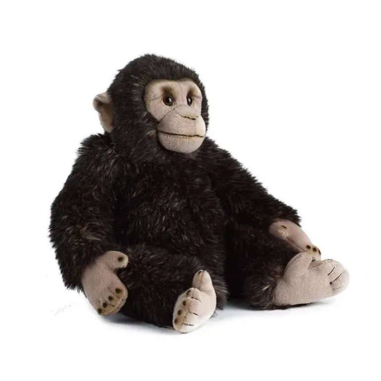 Peluche singe chimpanzé - 30 cm
