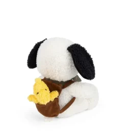 Peluche Snoopy avec Woodstock dans son sac à dos - 20 cm