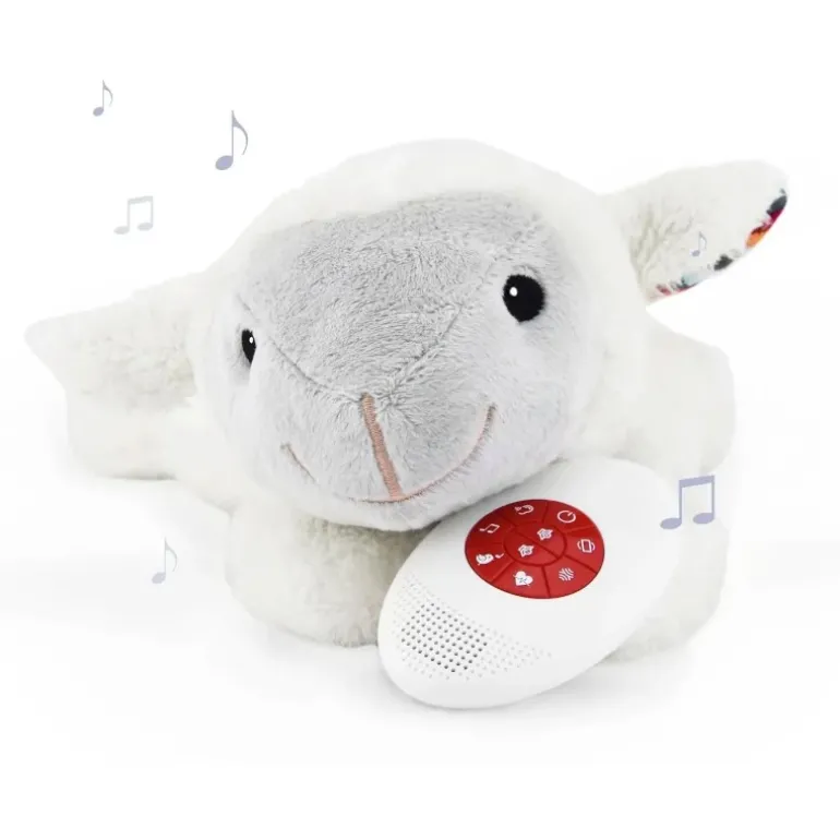 Peluche sonore Liz l'agneau