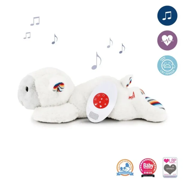 Peluche sonore Liz l'agneau