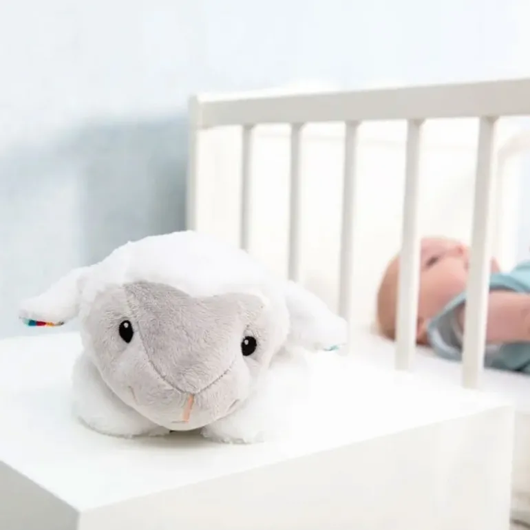 Peluche sonore Liz l'agneau