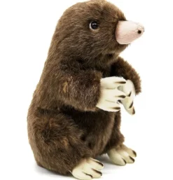 Peluche taupe - 19 cm
