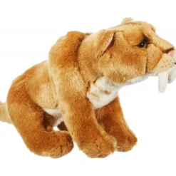 Peluche Tigre à Dents de Sabre - 34 cm