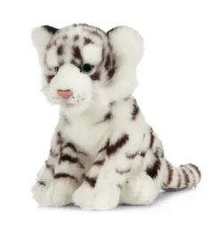 Peluche Tigre blanc - 34 cm
