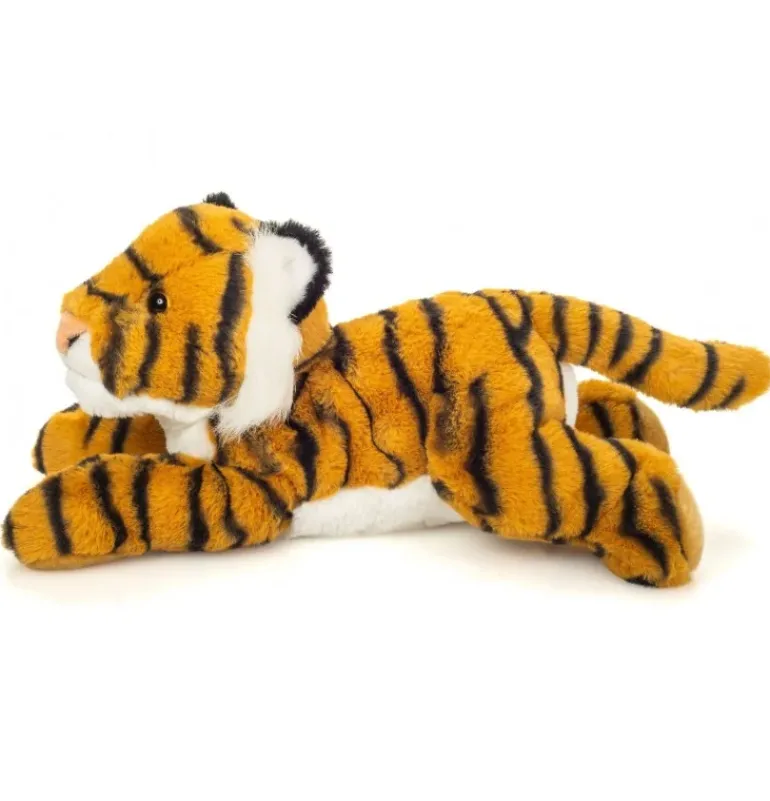 Peluche tigre couché - 33 cm
