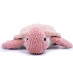 Peluche tortue géante Sauvenou rose