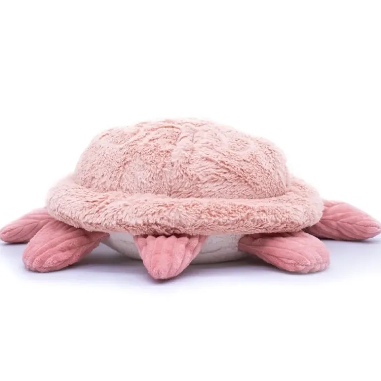 Peluche tortue géante Sauvenou rose