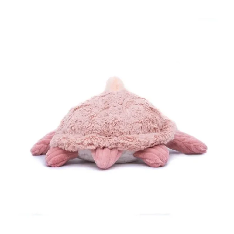 Peluche tortue maman bébé Sauvenou rose