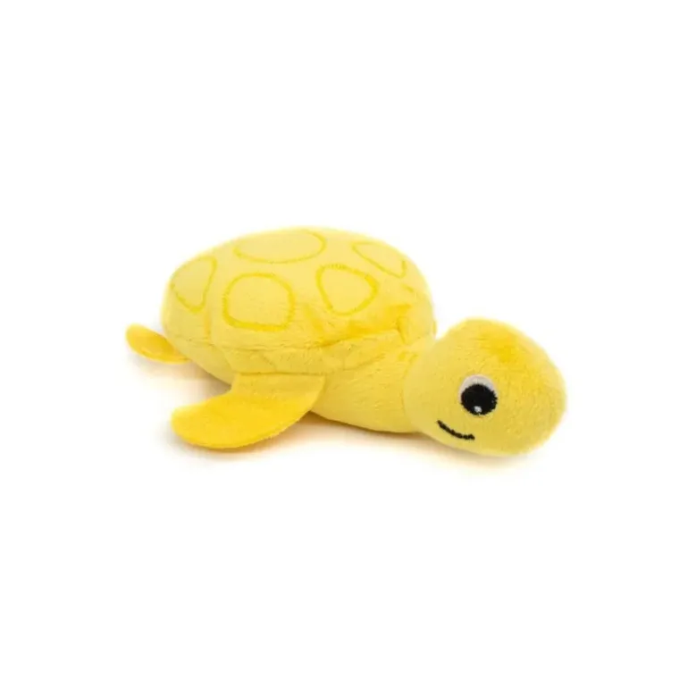 Peluche tortue maman bébé Sauvenou jaune