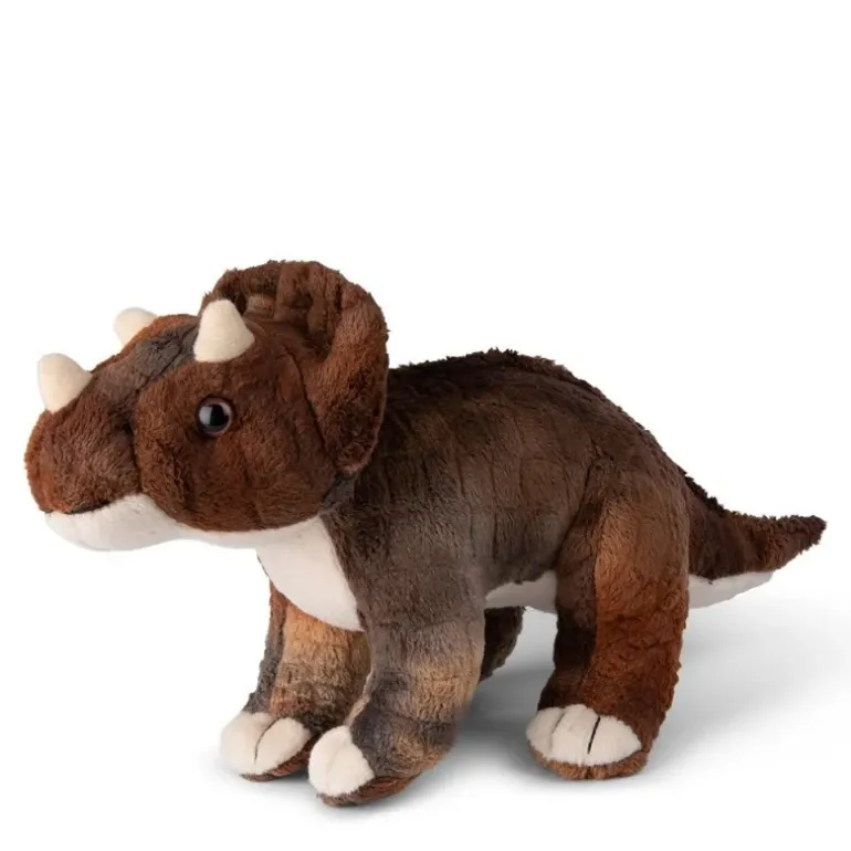 Peluche Triceratops Marron/Beige WWF - 15 cm