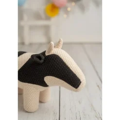 Peluche vache en crochet MINI