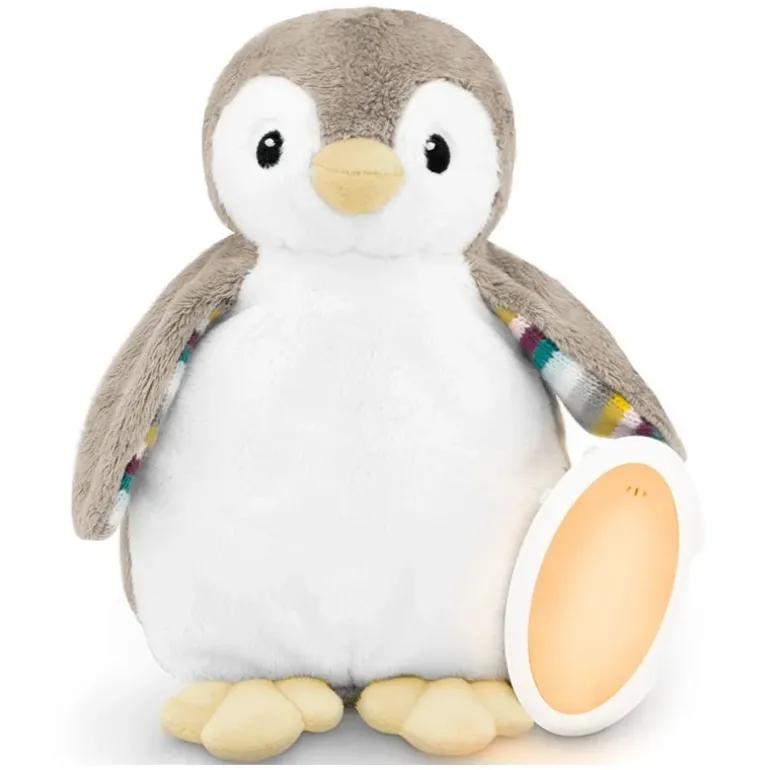 Peluche veilleuse bruit blanc Phoebe le pingouin