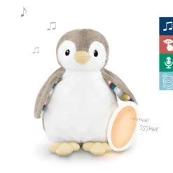 Peluche veilleuse bruit blanc Phoebe le pingouin