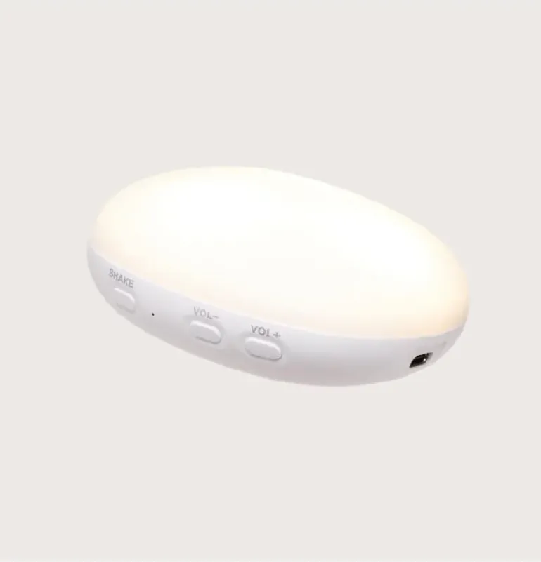Peluche veilleuse bruit blanc phoque - blanc polaire
