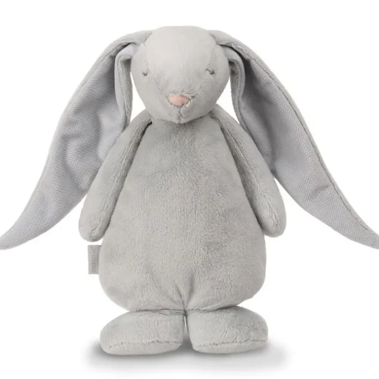 Peluche veilleuse Lapin magique Moonie gris avec son & lumière