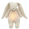 Peluche veilleuse lapin nature bio - sable