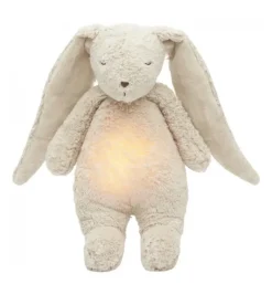 Peluche veilleuse lapin nature bio - sable