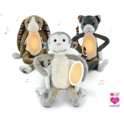 Peluche veilleuse musicale Max le singe