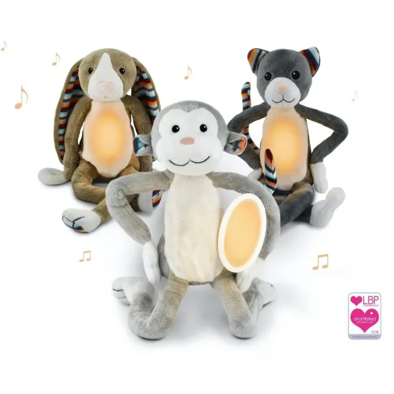 Peluche veilleuse musicale Max le singe