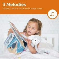 Peluche veilleuse musicale Max le singe