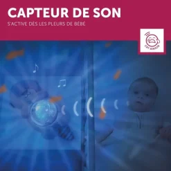 Peluche veilleuse projecteur océanique Otto la loutre