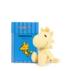 Peluche Woodstock matelassé jaune dans boite cadeau - 15 cm