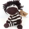 Peluche Zèbre S en laine, fait main équitable