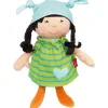 Poupée de chiffon Brenda Bilipup rayée vert