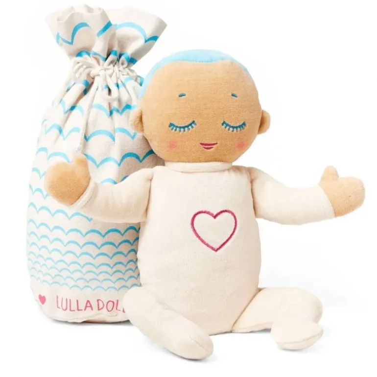 Poupée d'endormissement Lulla doll - bleu ciel