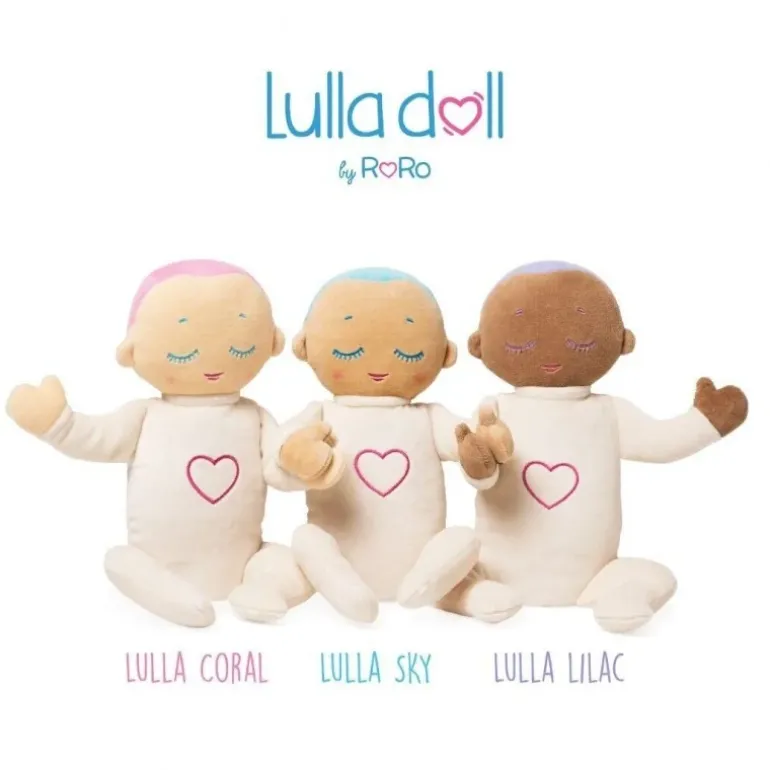 Poupée d'endormissement Lulla doll - lilas