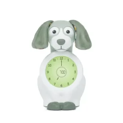 Réveil éducatif veilleuse Davy le chien - Vert