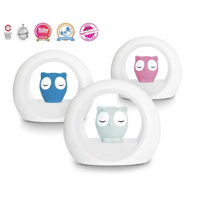Veilleuse Lou le hibou rose